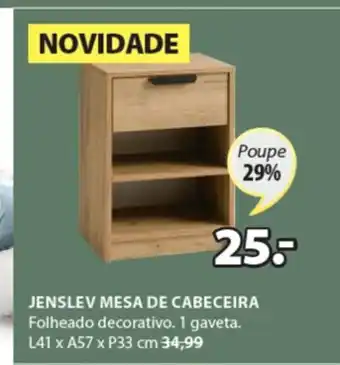 Jenslev Mesa De Cabeceira L41 x A57 x P33