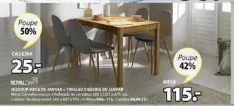 JYSK Royal Oak - Tinglev Cadeira de Jantar promoção