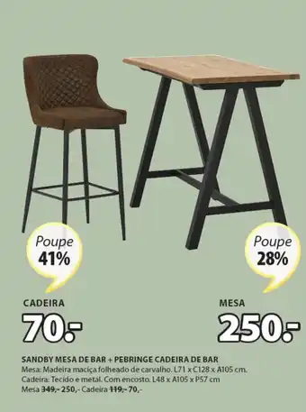 JYSK Sandby Mesa de Bar promoção