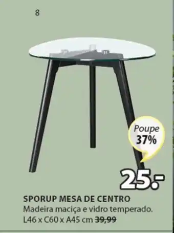JYSK Sporup Mesa de Centro promoção