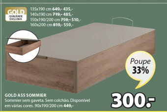 JYSK Gold A55 Sommier promoção