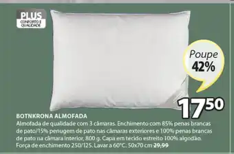 JYSK Botnkrona Almofada promoção