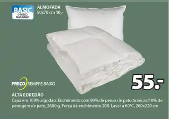 JYSK Preco Sempre Baixo - Alta Edredao promoção