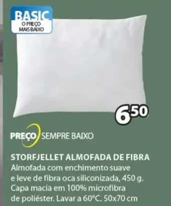 JYSK Preco Sempre Baixo - Storfjellet Almofada de Fibra promoção