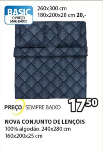 JYSK Nova Conjunto de Lencois promoção