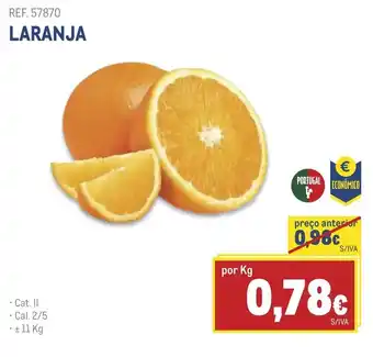 Makro LARANJA promoção