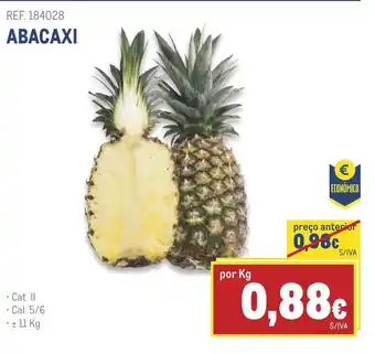 Makro ABACAXI promoção