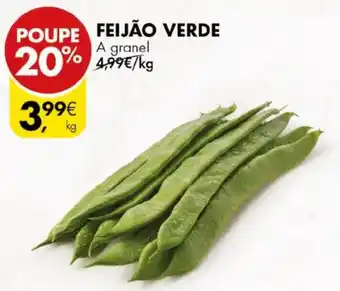 Pingo Doce FEIJÃO VERDE A granel promoção