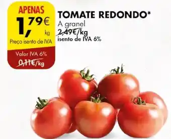 Pingo Doce TOMATE REDONDO A granel kg promoção