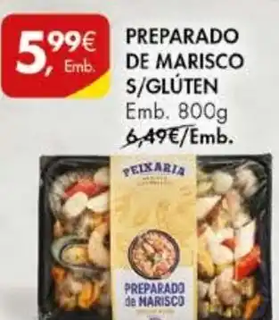 Pingo Doce PREPARADO DE MARISCO S/GLÚTEN Emb. 800g promoção