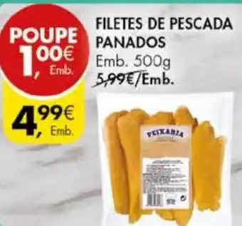 Pingo Doce FILETES DE PESCADA PANADOS Emb. 500g promoção