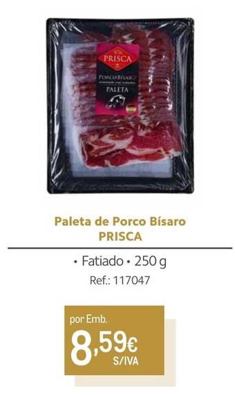 Makro Paleta de Porco Bísaro PRISCA 250g promoção