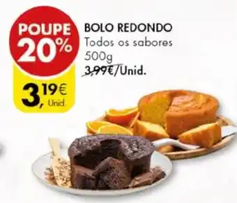 Pingo Doce BOLO REDONDO 500G promoção