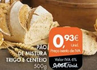 Pingo Doce PAO DE MISTURA TRIGO E CENTEIO 500g promoção