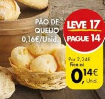 Pingo Doce PÃO DE QUEIJO promoção