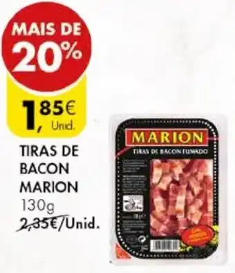 Pingo Doce TIRAS DE BACON MARION 130g promoção