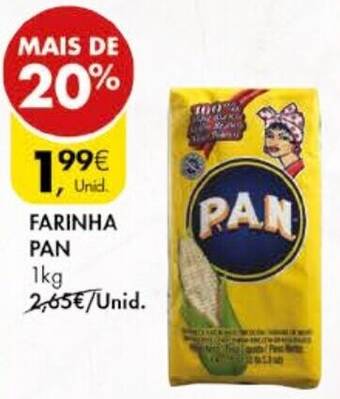 Pingo Doce FARINHA PAN 1kg promoção