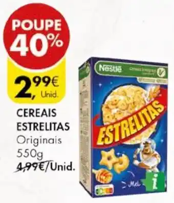 Pingo Doce CEREAIS ESTRELITAS Originais 550g promoção
