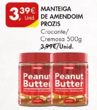 Pingo Doce MANTEIGA DE AMENDOIM PROZIS 500g promoção