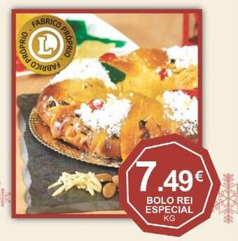 E.Leclerc BOLO REI ESPECIAL KG promoção