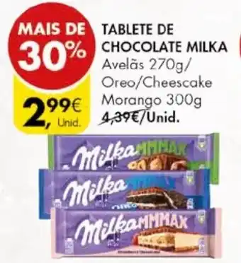 Pingo Doce TABLETE DE CHOCOLATE MILKA promoção