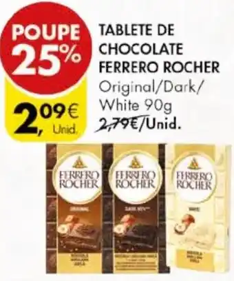Pingo Doce TABLETE DE CHOCOLATE FERRERO ROCHER promoção