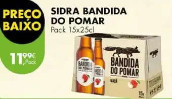 Pingo Doce SIDRA BANDIDA DO POMAR Pack 15x25cl promoção