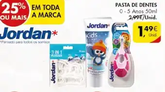 Pingo Doce PASTA DE DENTES 0-5 Anos 50ml promoção