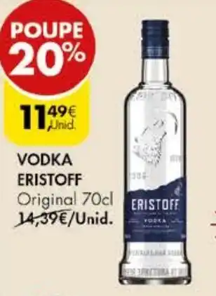Pingo Doce VODKA ERISTOFF Original 70cl promoção