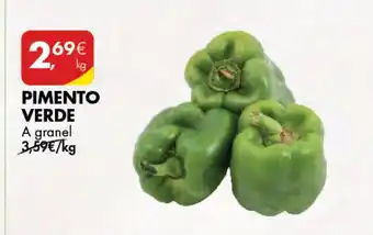 Pingo Doce PIMENTO VERDE A granel kg promoção
