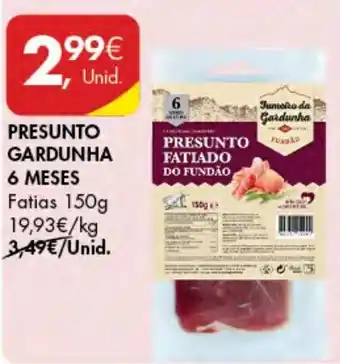 Pingo Doce PRESUNTO GARDUNHA 6 MESES Fatias 150g promoção
