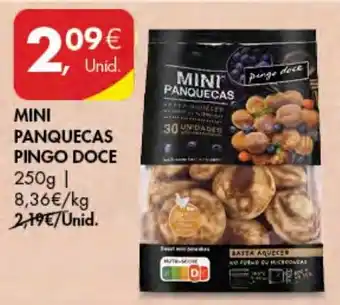 Pingo Doce MINI PANQUECAS PINGO DOCE 250g promoção