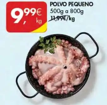 Pingo Doce POLVO PEQUENO 500g a 800g promoção