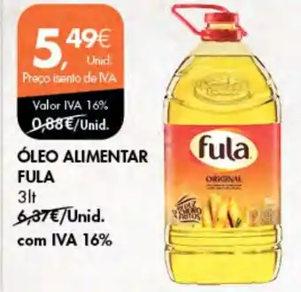 Pingo Doce ÓLEO ALIMENTAR FULA 3lt promoção