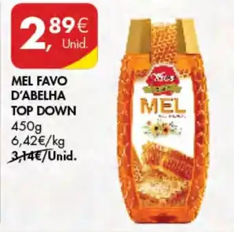 Pingo Doce MEL FAVO D'ABELHA TOP DOWN 450g promoção