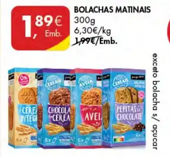 Pingo Doce BOLACHAS MATINAIS 300g promoção