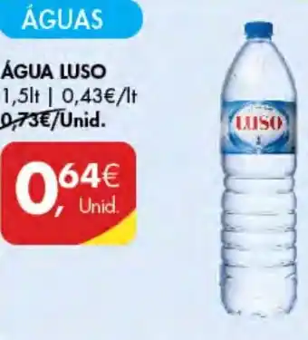 Pingo Doce ÁGUA LUSO 1.5lt promoção