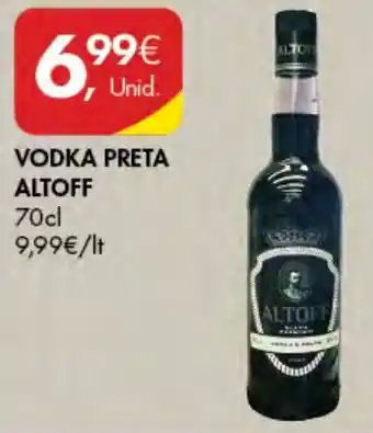 Pingo Doce VODKA PRETA ALTOFF 70cl promoção