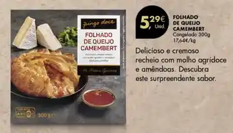 FOLHADO DE QUEIJO CAMEMBERT Congelado 300g