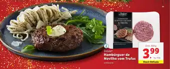 Lidl Deluxe Hambúrguer de Novilho com Trufas Emb. 300 g promoção
