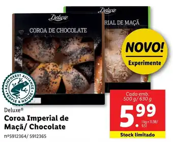 Deluxe Coroa Imperial de Maçã/Chocolate Cada emb. 500 g/630 g