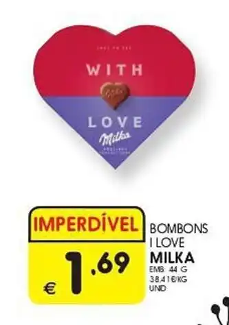 Meu Super BOMBONS I LOVE MILKA Emb. 44g promoção