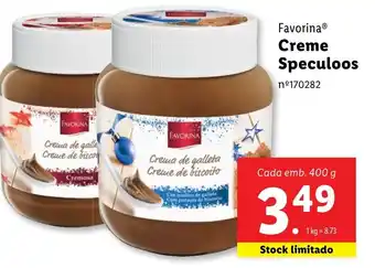 Favorina Creme Speculoos Cada emb. 400 g