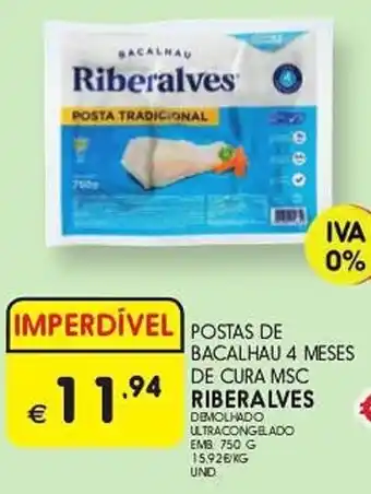 POSTA TRADICIONAL BACALHAU 4 MESES DE CURA MSC RIBERALVES
