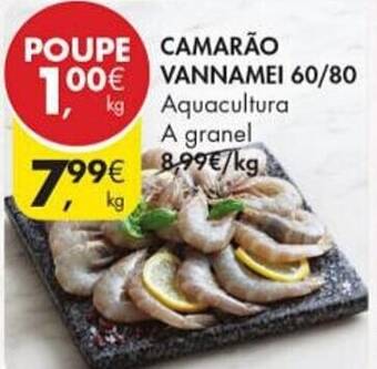 Pingo Doce CAMARÃO VANNAMEI 60/80 promoção