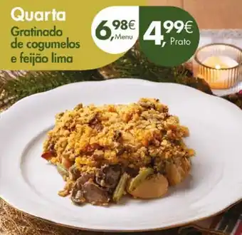 Pingo Doce Gratinado de cogumelos e feijão lima promoção