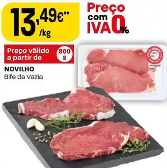 Intermarché NOVILHO bife da Vazia promoção
