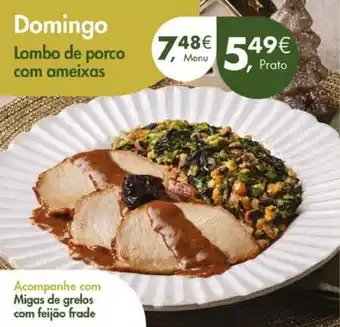 Pingo Doce Lombo de porco com ameixas promoção