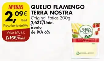 QUEIJO FLAMENGO TERRA NOSTRA Original Fatias 200g
