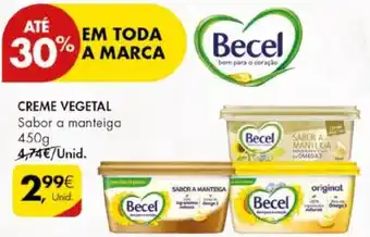 Pingo Doce CREME VEGETAL Sabor a manteiga 450g promoção